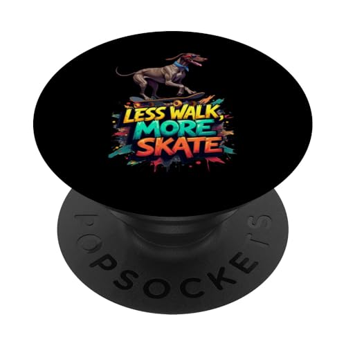 Lustiges Skateboard-Geschenk für Kurzhaar-Hundebesitzer PopSockets Klebender PopGrip Lustiges Skateboard-Geschenk für Kurzhaar-Hundebesitzer PopSockets Klebender PopGrip von German Shorthaired Pointer Fun Designs
