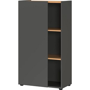 GERMANIA Aktenschrank Adrano, 2232-549 grafit, navarra-eiche 2 Fachböden 61,0 x 34,0 x 110,0 cm GERMANIA Aktenschrank Adrano, 2232-549 grafit, navarra-eiche 2 Fachböden 61,0 x 34,0 x 110,0 cm von Germania