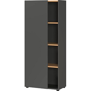 GERMANIA Aktenschrank Adrano, 2233-549 grafit, navarra-eiche 3 Fachböden 61,0 x 34,0 x 145,0 cm GERMANIA Aktenschrank Adrano, 2233-549 grafit, navarra-eiche 3 Fachböden 61,0 x 34,0 x 145,0 cm von Germania