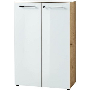 GERMANIA Aktenschrank Monteria, 4202-242 navarra-eiche, weiß 2 Fachböden 80,0 x 37,0 x 120,0 cm GERMANIA Aktenschrank Monteria, 4202-242 navarra-eiche, weiß 2 Fachböden 80,0 x 37,0 x 120,0 cm von Germania
