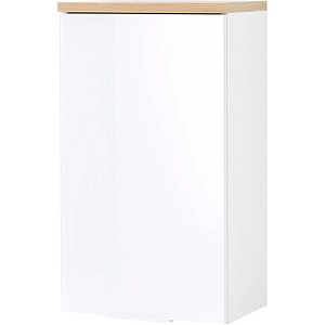 GERMANIA Bad-Hängeschrank PESCARA weiß, navarra-eiche 39,0 x 27,0 x 69,0 cm GERMANIA Bad-Hängeschrank PESCARA weiß, navarra-eiche 39,0 x 27,0 x 69,0 cm von Germania