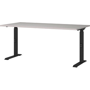GERMANIA Bedano höhenverstellbarer Schreibtisch kaschmir rechteckig, C-Fuß-Gestell schwarz 160,0 x 80,0 cm GERMANIA Bedano höhenverstellbarer Schreibtisch kaschmir rechteckig, C-Fuß-Gestell schwarz 160,0 x 80,0 cm von Germania