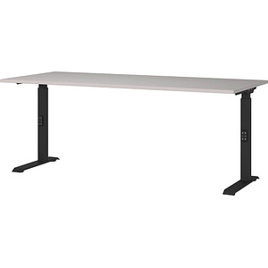 GERMANIA Bedano höhenverstellbarer Schreibtisch kaschmir rechteckig, C-Fuß-Gestell schwarz 180,0 x 80,0 cm GERMANIA Bedano höhenverstellbarer Schreibtisch kaschmir rechteckig, C-Fuß-Gestell schwarz 180,0 x 80,0 cm von Germania