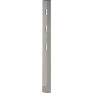 GERMANIA Wandgarderobe COLORADO 3255-186 grau Holz 3 Haken 15,0 x 170,0 cm von Germania