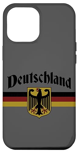 Hülle für iPhone 12 Pro Max Deutschland Deutschland Fahne Banner Adler Wappen Oktoberfest von Germany Heritage Gifts Men Women