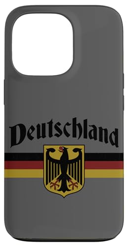 Germany Heritage Gifts Men Women Hülle für iPhone 13 Pro Deutschland Deutschland Fahne Banner Adler Wappen Oktoberfest Vintage-Design mit deutscher Flagge und Adler-Emblem von Germany Heritage Gifts Men Women