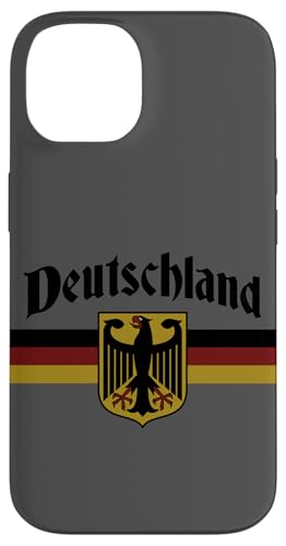 Germany Heritage Gifts Men Women Hülle für iPhone 14 Deutschland Fahne Banner Adler Wappen Vintage Stil Oktoberfest von Germany Heritage Gifts Men Women