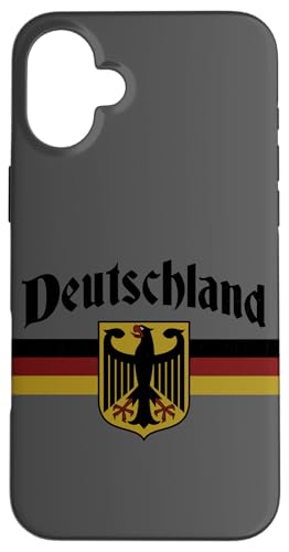 Hülle für iPhone 16 Plus Deutschland Deutschland Fahne Banner Adler Wappen Oktoberfest von Germany Heritage Gifts Men Women