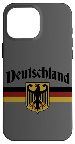 Hülle für iPhone 16 Pro Max Deutschland Deutschland Fahne Banner Adler Wappen Oktoberfest von Germany Heritage Gifts Men Women