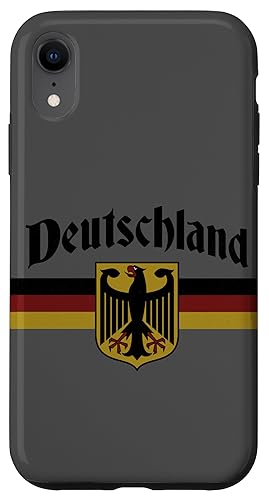 Hülle für iPhone XR Deutschland Deutschland Fahne Banner Adler Wappen Oktoberfest von Germany Heritage Gifts Men Women