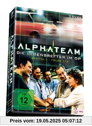 Alphateam - Lebensretter im OP - Staffel 1/Folge 1-13 + Pilotfilm [3 DVDs] von Gero Erhardt