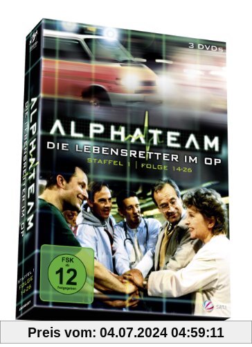 alphateam - Die Lebensretter im OP - Staffel 1/Folgen 14-26 [3 DVDs] von Gero Erhardt