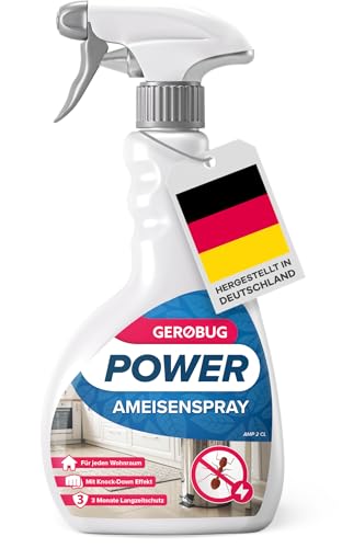 GEROBUG® Ameisengift draußen Ameisen-Spray 500 ml - Ameisen bekämpfen im Haus, Garten - Anti Ameisen-Mittel - Spray gegen Ameisen von Gerobug