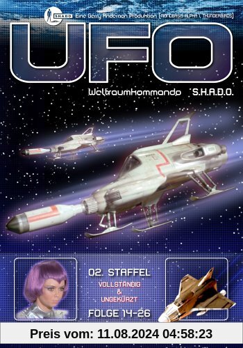 UFO - 2. Staffel, Folge 14-26 [Limited Edition] [4 DVDs] von Gerry Anderson