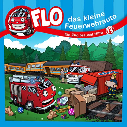 Ein Zug braucht Hilfe - Folge 13: Flo - das kleine Feuerwehrauto (Folge 13) (Flo, das kleine Feuerwehrauto, 13, Band 13) von Gerth Medien GmbH / Asslar