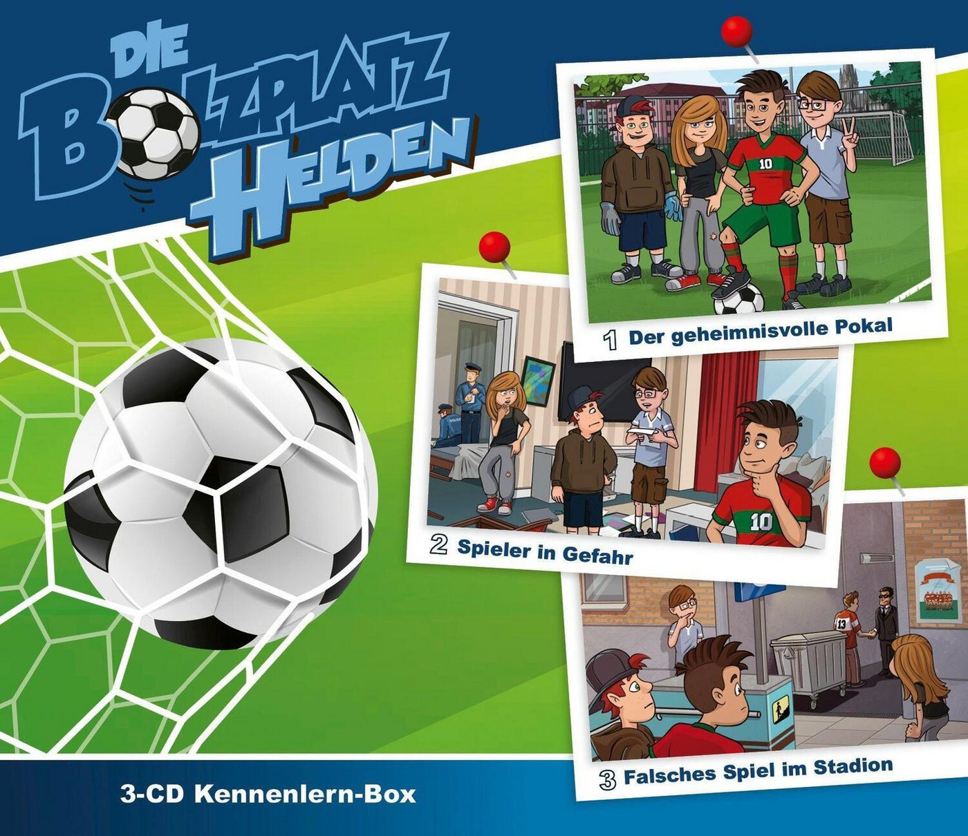 Gerth Medien Hörspiel CD-Box 1: Die Bolzplatzhelden (Folgen 1-3) von Gerth Medien