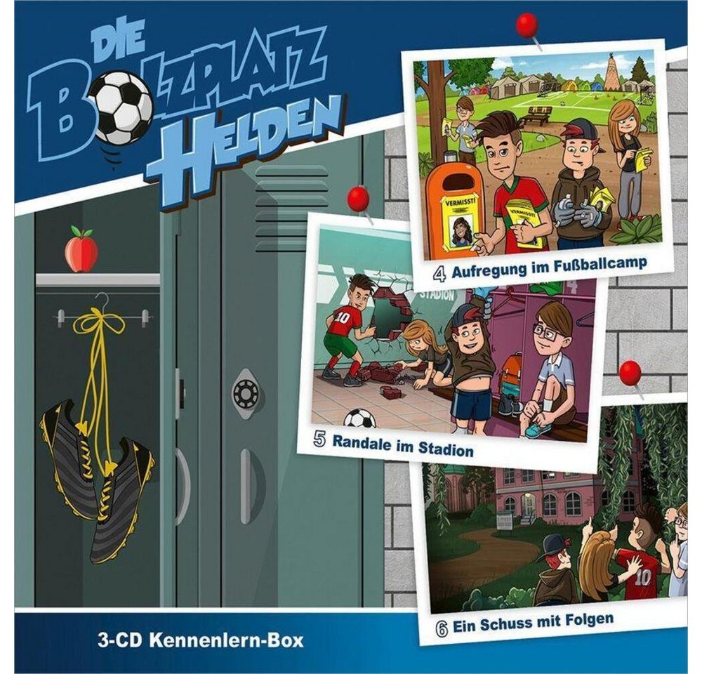 Gerth Medien Hörspiel CD-Box 2: Die Bolzplatzhelden (Folgen 4-6) von Gerth Medien