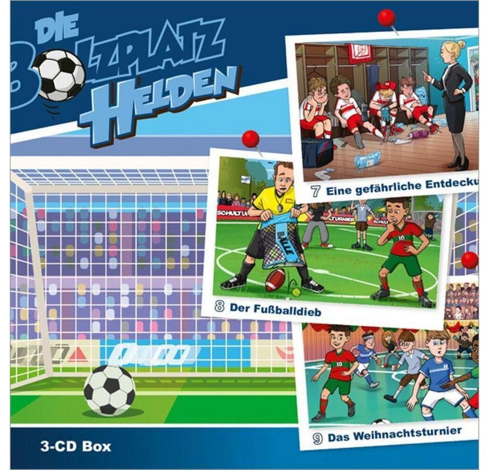 Gerth Medien Hörspiel CD-Box 3: Die Bolzplatzhelden (Folgen 7-9) von Gerth Medien