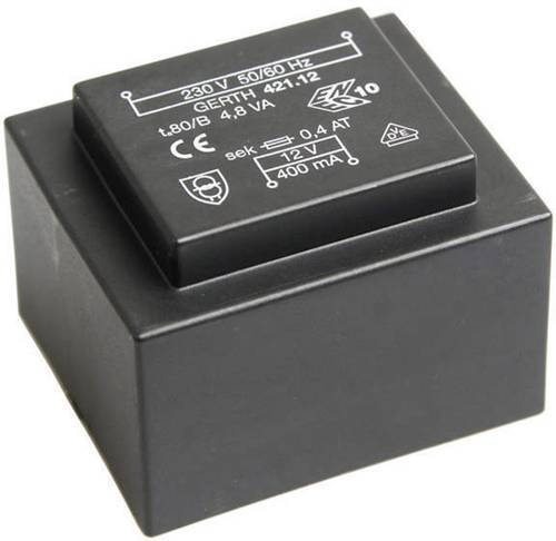 Gerth PT420601 Printtransformator 1 x 230V 1 x 6 V/AC 4.80 VA 800mA Gerth PT420601 Printtransformator 1 x 230V 1 x 6 V/AC 4.80 VA 800mA von Gerth