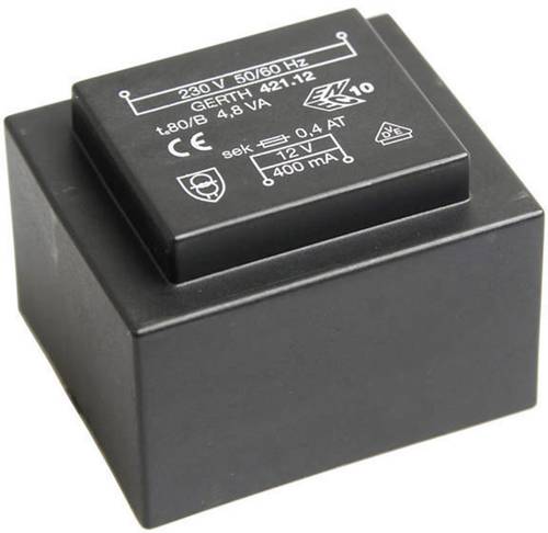 Gerth PT421801 Printtransformator 1 x 230V 1 x 18 V/AC 4.80 VA 266mA von Gerth