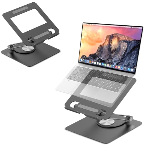 GesYichiba Tablet-Ständer, schwenkbarer Tablet-Ständer mit 360 Grad drehbarer Basis, verstellbarer Tablet-Halter zum Zeichnen, kompatibel mit iPad Pro/Air/Mini und mehr (Schwarz) von GesYichiba
