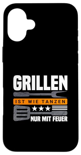 Grillen Ist Wie Tanzen Grillfans Grill Spruch Grillliebhaber Hülle für iPhone 16 Plus Grillen Ist Wie Tanzen Grillfans Grill Spruch Grillliebhaber Hülle für iPhone 16 Plus von Geschenk Grillliebhaber & Geschenkidee Grillfans