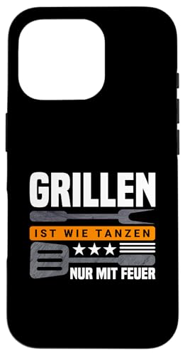 Grillen Ist Wie Tanzen Grillfans Grill Spruch Grillliebhaber Hülle für iPhone 16 Pro Grillen Ist Wie Tanzen Grillfans Grill Spruch Grillliebhaber Hülle für iPhone 16 Pro von Geschenk Grillliebhaber & Geschenkidee Grillfans