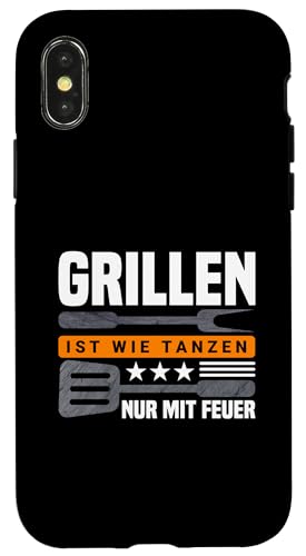 Grillen Ist Wie Tanzen Grillfans Grill Spruch Grillliebhaber Hülle für iPhone X/XS Grillen Ist Wie Tanzen Grillfans Grill Spruch Grillliebhaber Hülle für iPhone X/XS von Geschenk Grillliebhaber & Geschenkidee Grillfans