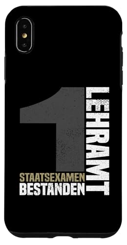 Bestandene Examen Lehramt 1. Staatsexamen Lehrer Glückwunsch Hülle für iPhone XS Max Bestandene Examen Lehramt 1. Staatsexamen Lehrer Glückwunsch Hülle für iPhone XS Max von Geschenk Staatsexamen Lehrer und Examen Lehramt