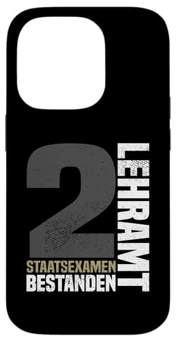 Bestandene Examen Lehramt 2. Staatsexamen Lehrer Glückwunsch Hülle für iPhone 14 Pro Bestandene Examen Lehramt 2. Staatsexamen Lehrer Glückwunsch Hülle für iPhone 14 Pro von Geschenk Staatsexamen Lehrer und Examen Lehramt