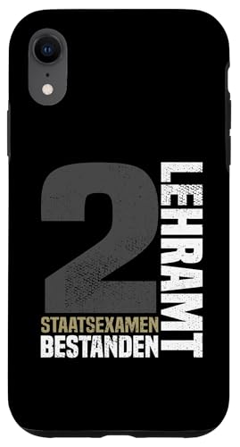 Bestandene Examen Lehramt 2. Staatsexamen Lehrer Glückwunsch Hülle für iPhone XR Bestandene Examen Lehramt 2. Staatsexamen Lehrer Glückwunsch Hülle für iPhone XR von Geschenk Staatsexamen Lehrer und Examen Lehramt