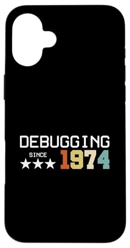 Debugging Since 1974 ITler Informatik Lehrer Informatiker Hülle für iPhone 16 Plus Debugging Since 1974 ITler Informatik Lehrer Informatiker Hülle für iPhone 16 Plus von Geschenk für ITler & Geburtstag Informatiker