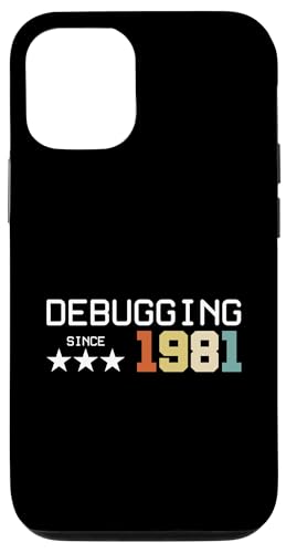 Debugging Since 1981 ITler Informatik Lehrer Informatiker Hülle für iPhone 12/12 Pro Debugging Since 1981 ITler Informatik Lehrer Informatiker Hülle für iPhone 12/12 Pro von Geschenk für ITler & Geburtstag Informatiker