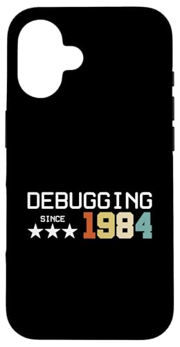 Debugging Since 1984 ITler Informatik Lehrer Informatiker Hülle für iPhone 16 Debugging Since 1984 ITler Informatik Lehrer Informatiker Hülle für iPhone 16 von Geschenk für ITler & Geburtstag Informatiker