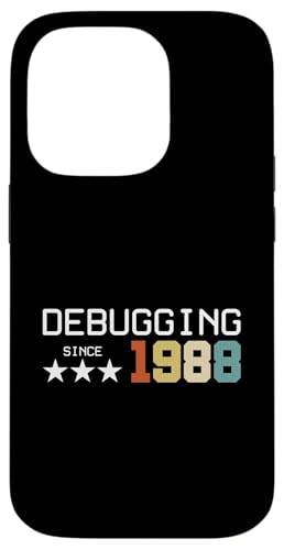Debugging Since 1988 ITler Informatik Lehrer Informatiker Hülle für iPhone 14 Pro Debugging Since 1988 ITler Informatik Lehrer Informatiker Hülle für iPhone 14 Pro von Geschenk für ITler & Geburtstag Informatiker