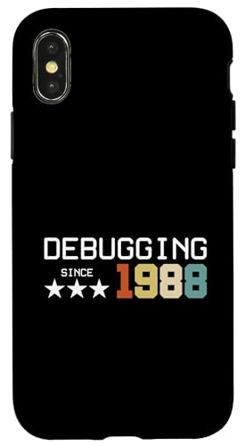 Debugging Since 1988 ITler Informatik Lehrer Informatiker Hülle für iPhone X/XS Debugging Since 1988 ITler Informatik Lehrer Informatiker Hülle für iPhone X/XS von Geschenk für ITler & Geburtstag Informatiker