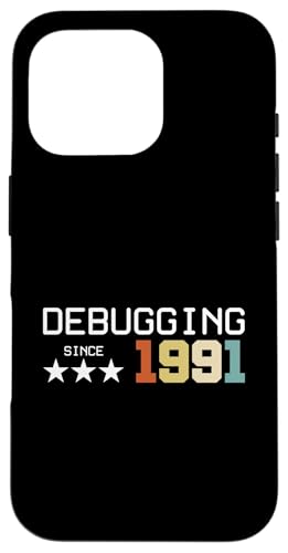 Debugging Since 1991 ITler Informatik Lehrer Informatiker Hülle für iPhone 16 Pro Debugging Since 1991 ITler Informatik Lehrer Informatiker Hülle für iPhone 16 Pro von Geschenk für ITler & Geburtstag Informatiker