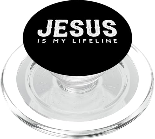 Jesus Is My Lifeline PopSockets PopGrip für MagSafe Jesus Is My Lifeline PopSockets PopGrip für MagSafe von Geschenke des christlichen Christentums