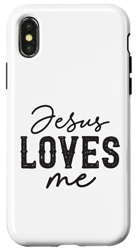 Jesus Loves Me Hülle für iPhone X/XS Jesus Loves Me Hülle für iPhone X/XS von Geschenke des christlichen Christentums