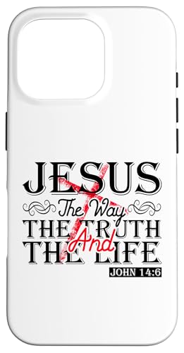 Jesus The Way The Truth And The Life Hülle für iPhone 16 Pro Jesus The Way The Truth And The Life Hülle für iPhone 16 Pro von Geschenke des christlichen Christentums