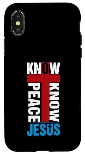 Know Jesus Know Peace Hülle für iPhone X/XS Know Jesus Know Peace Hülle für iPhone X/XS von Geschenke des christlichen Christentums