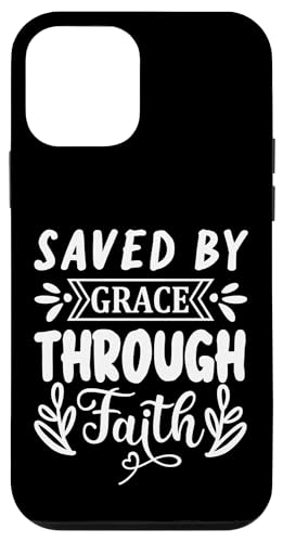 Saved By Grace Through Faith Hülle für iPhone 12 mini Saved By Grace Through Faith Hülle für iPhone 12 mini von Geschenke des christlichen Christentums