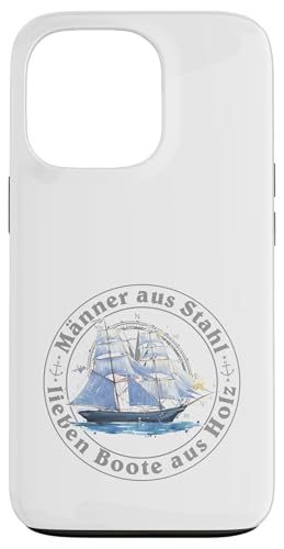 Kapitän Segel Geschenk Männer aus Stahl liebe Boote aus Holz Hülle für iPhone 13 Pro Kapitän Segel Geschenk Männer aus Stahl liebe Boote aus Holz Hülle für iPhone 13 Pro von Geschenke für Segler & Motorbootfahrer Wassersport