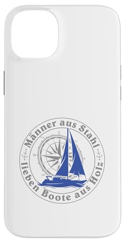 Kapitän Segel Geschenk Männer aus Stahl liebe Boote aus Holz Hülle für iPhone 14 Plus Kapitän Segel Geschenk Männer aus Stahl liebe Boote aus Holz Hülle für iPhone 14 Plus von Geschenke für Segler & Motorbootfahrer Wassersport