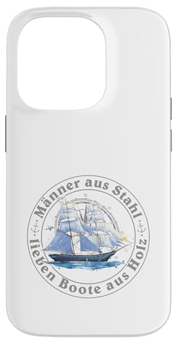 Kapitän Segel Geschenk Männer aus Stahl liebe Boote aus Holz Hülle für iPhone 14 Pro Kapitän Segel Geschenk Männer aus Stahl liebe Boote aus Holz Hülle für iPhone 14 Pro von Geschenke für Segler & Motorbootfahrer Wassersport