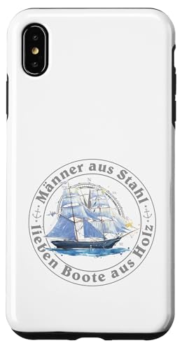 Kapitän Segel Geschenk Männer aus Stahl liebe Boote aus Holz Hülle für iPhone XS Max Kapitän Segel Geschenk Männer aus Stahl liebe Boote aus Holz Hülle für iPhone XS Max von Geschenke für Segler & Motorbootfahrer Wassersport