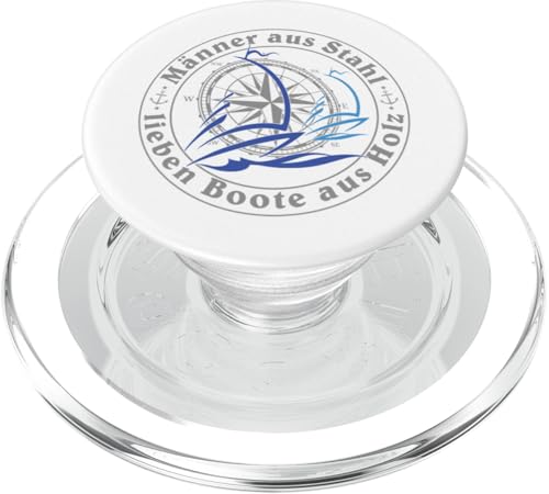 Kapitän Segel Geschenk Männer aus Stahl liebe Boote aus Holz PopSockets PopGrip für MagSafe Kapitän Segel Geschenk Männer aus Stahl liebe Boote aus Holz PopSockets PopGrip für MagSafe von Geschenke für Segler & Motorbootfahrer Wassersport