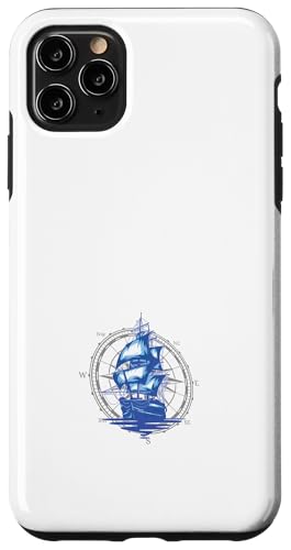 Kapitän Segler Geschenk für Wassersportler Segel Windrose Hülle für iPhone 11 Pro Max von Geschenke für Segler & Motorbootfahrer Wassersport
