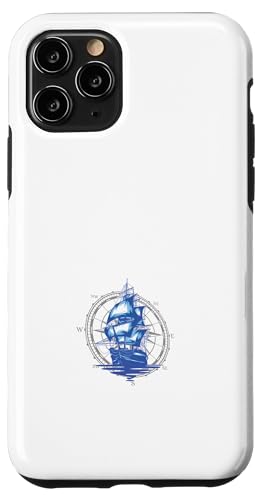 Kapitän Segler Geschenk für Wassersportler Segel Windrose Hülle für iPhone 11 Pro von Geschenke für Segler & Motorbootfahrer Wassersport