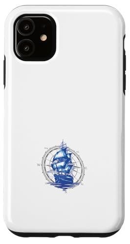 Kapitän Segler Geschenk für Wassersportler Segel Windrose Hülle für iPhone 11 Kapitän Segler Geschenk für Wassersportler Segel Windrose Hülle für iPhone 11 von Geschenke für Segler & Motorbootfahrer Wassersport